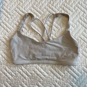Off white Lululemon free to be bra (size 6)